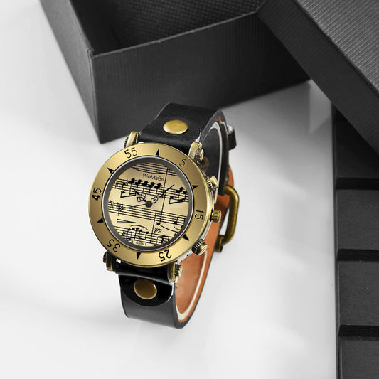Montre pour homme avec symbole musical New Fashion Novel