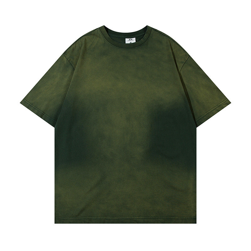 Monkey Wash Distressed Dirty Short Sleeve Men