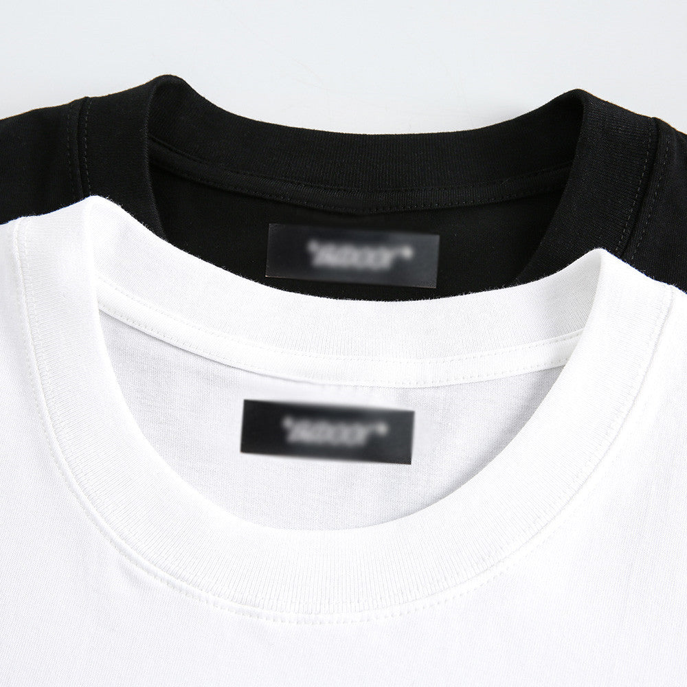 T-shirt à manches courtes imprimé Jiugongge pour hommes