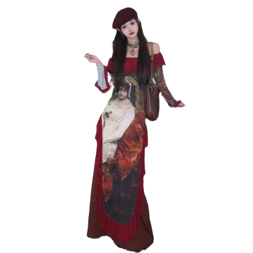 French Retro Artistic Niche Sexy Dress