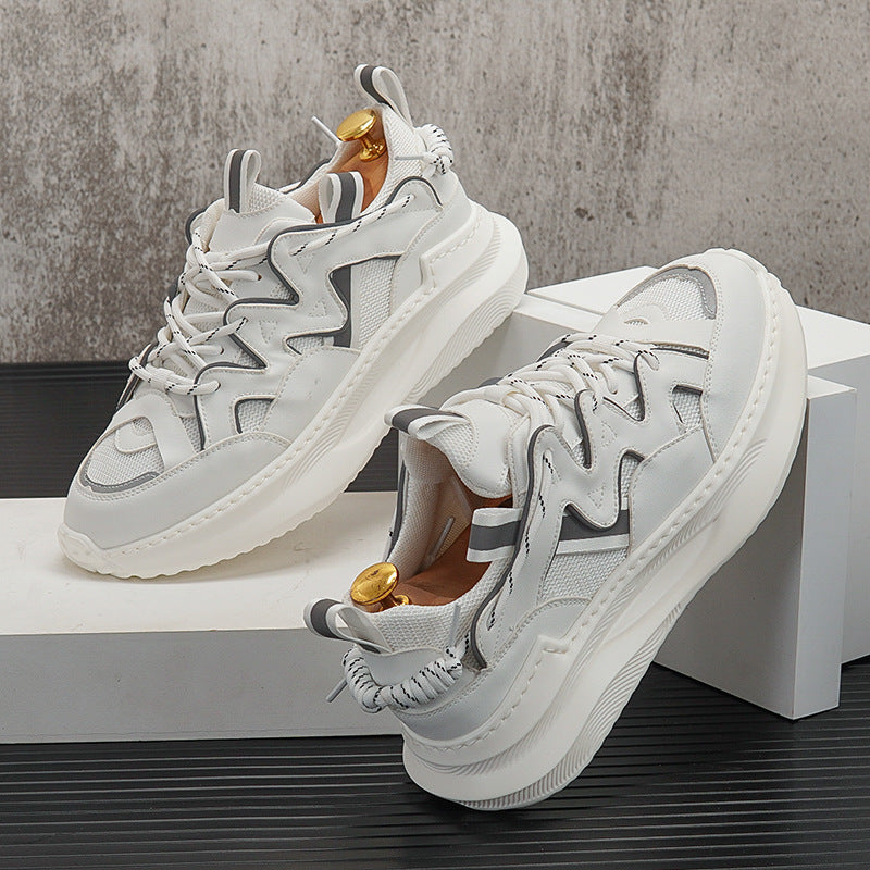 Chaussures de sport décontractées blanches de petite taille