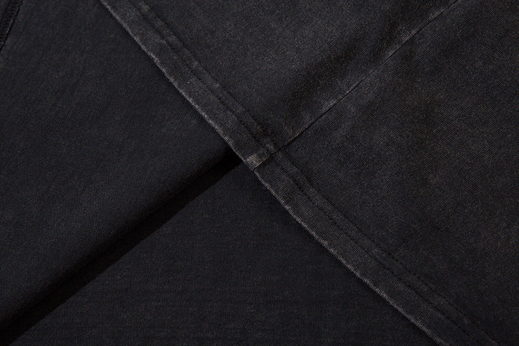 Doberman Pinscher Distressed Printed Short Sleeve Men