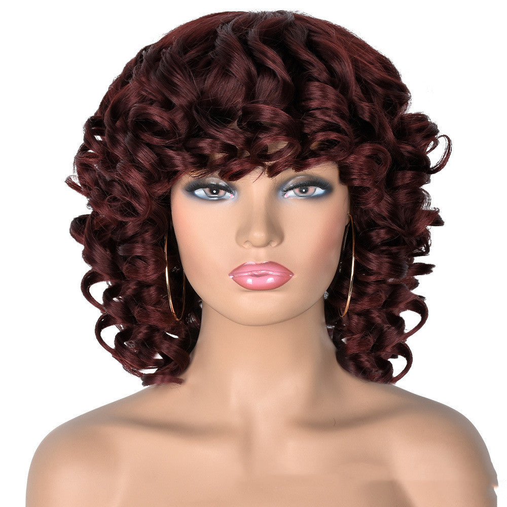 Gradient Roman Volume Full Head Cover Wig