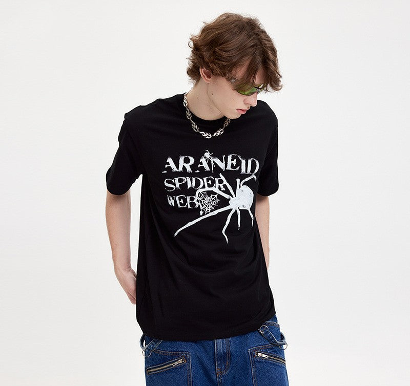 Loose Casual Short-sleeved Top Men's Crewneck T-shirt