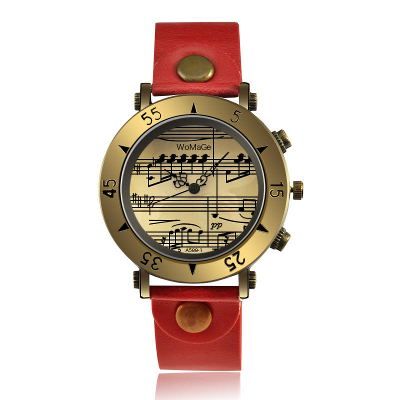 New Music Symbol Watch Fashion Novel Men's Watch