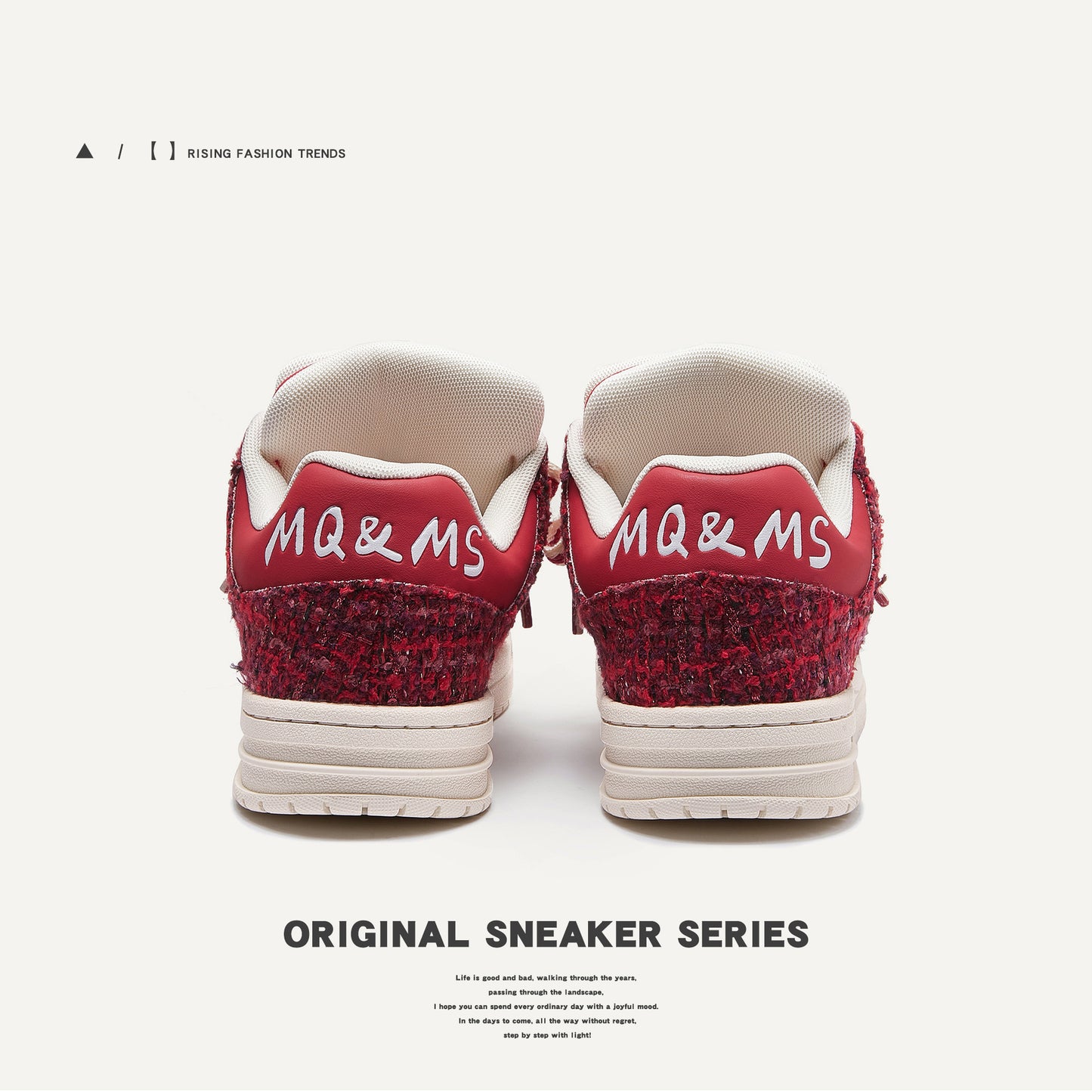 Creative All-match Printed Flat Sneakers