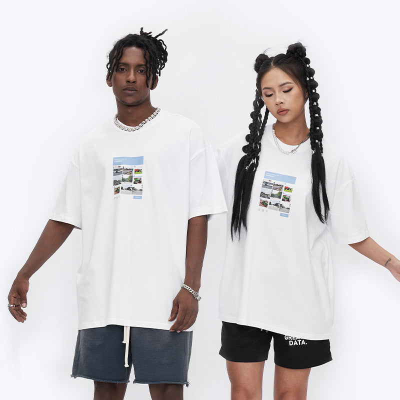 Fashion Personality Short-sleeved Shirt For Men