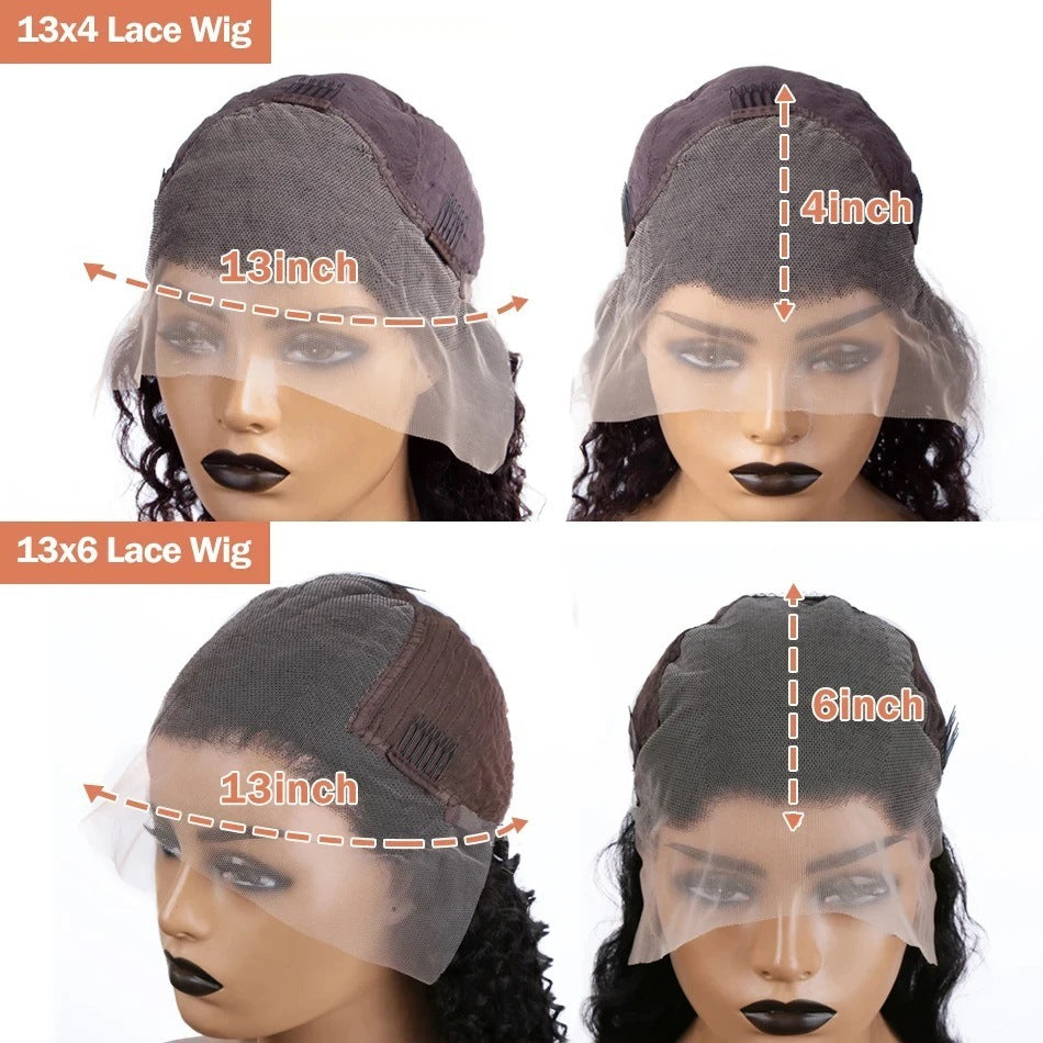 Human Hair Wig And Headband