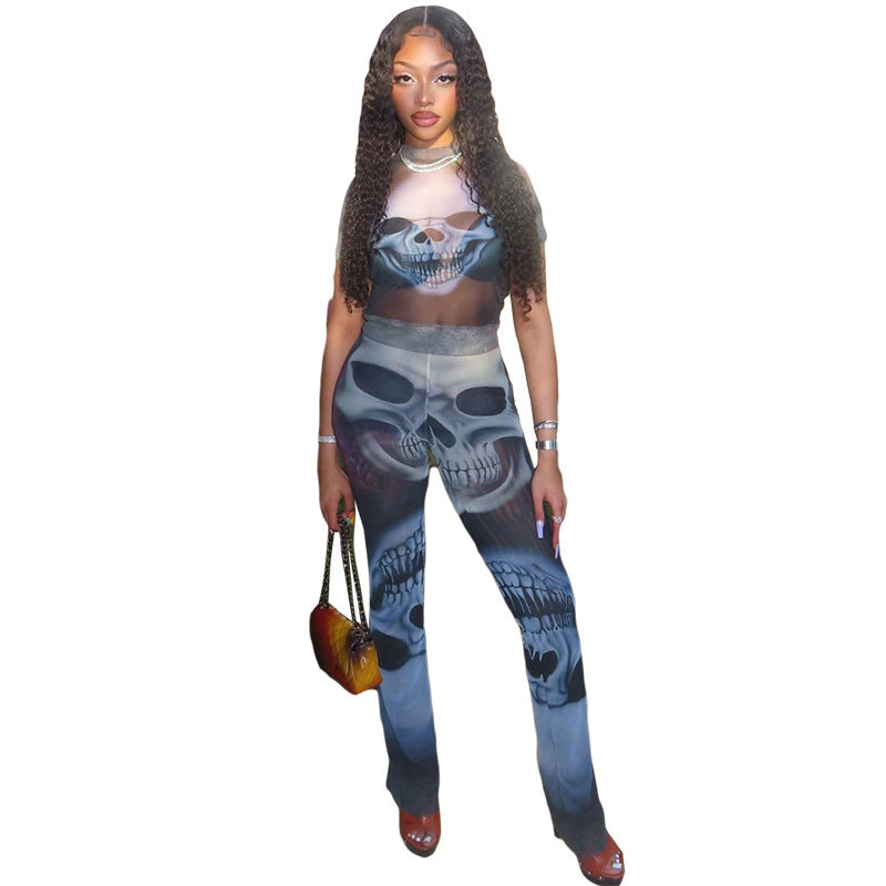 Tuta Street Mesh trasparente con stampa digitale