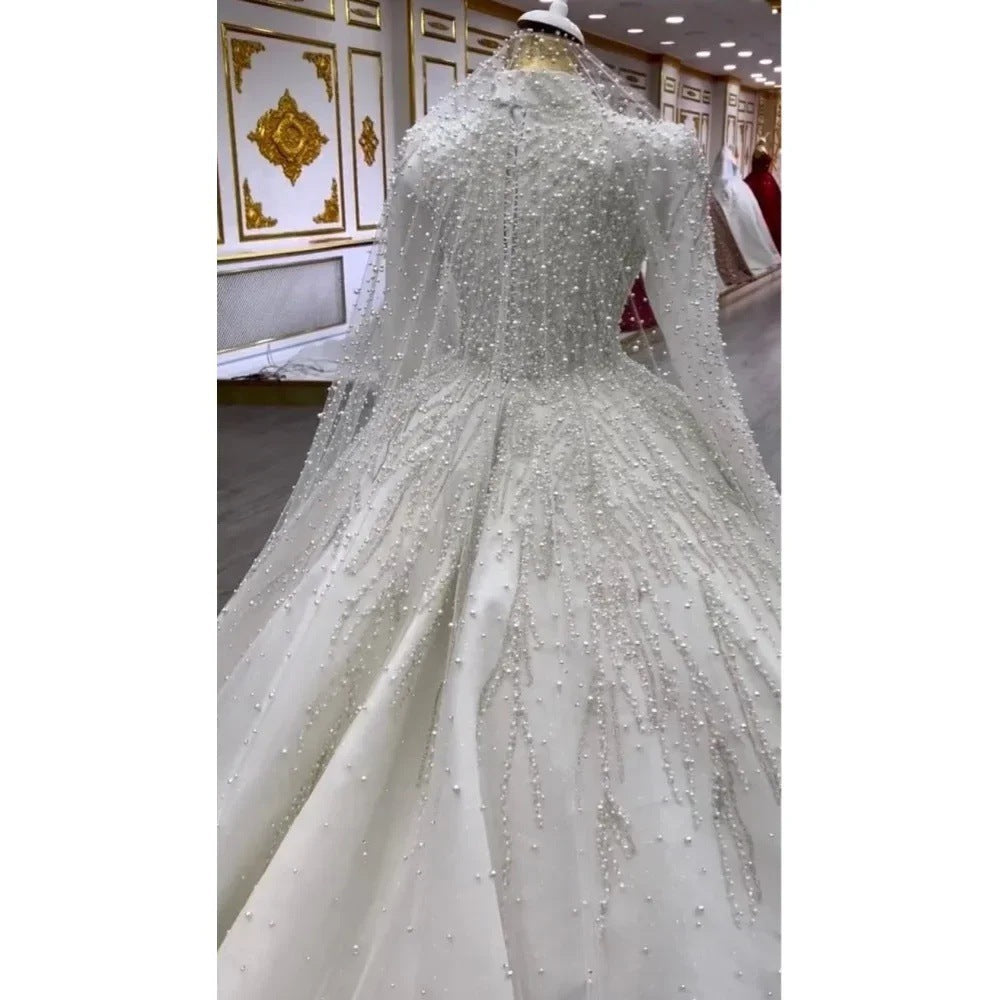 Robe de mariée traînante pour propriétaire de mariée