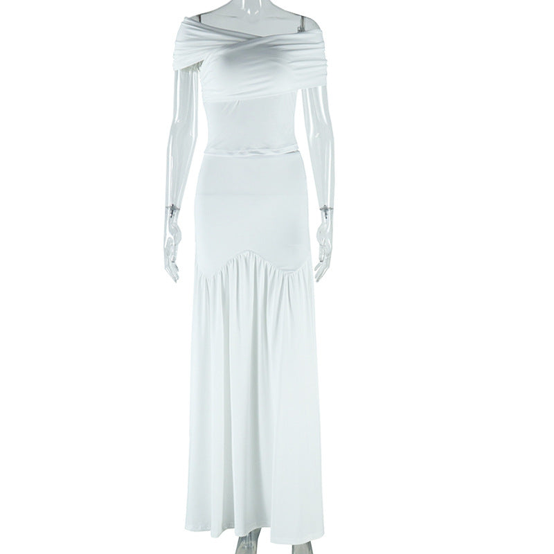 Clothing Skirts Suit Sleeveless Off-shoulder