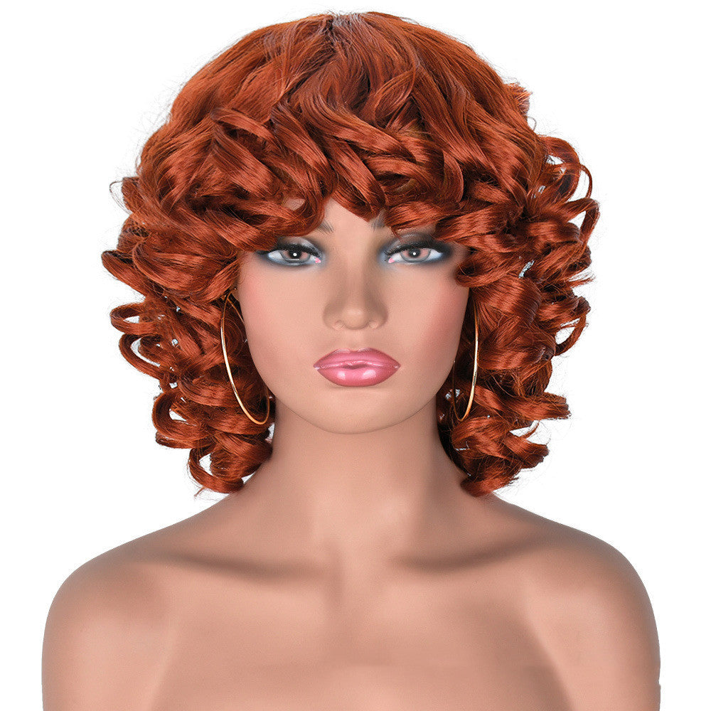 Gradient Roman Volume Full Head Cover Wig