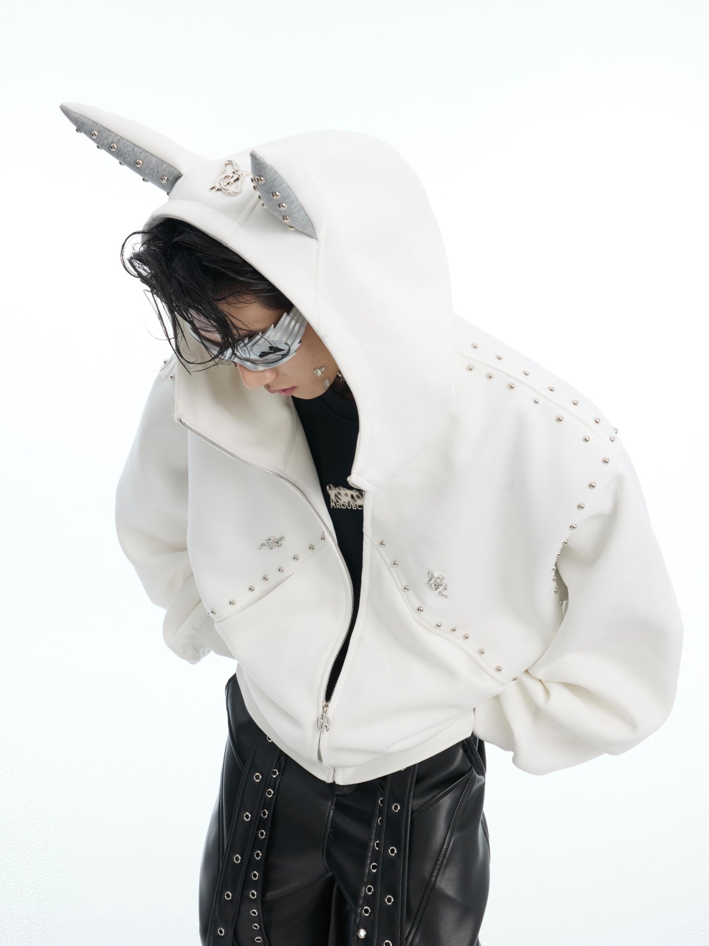 Spring Stitching Casual Hooded Sweater