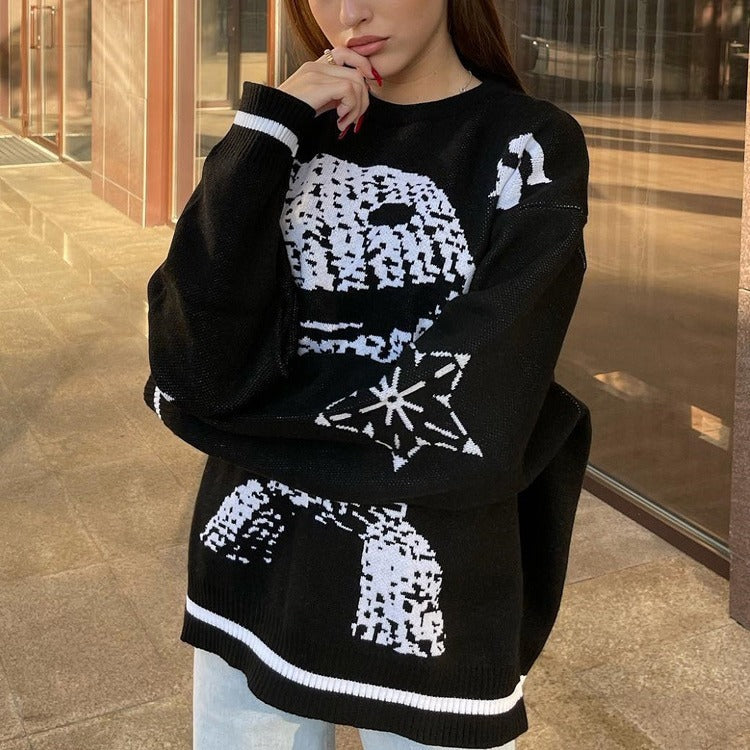 Casual Loose Round Neck Sweater