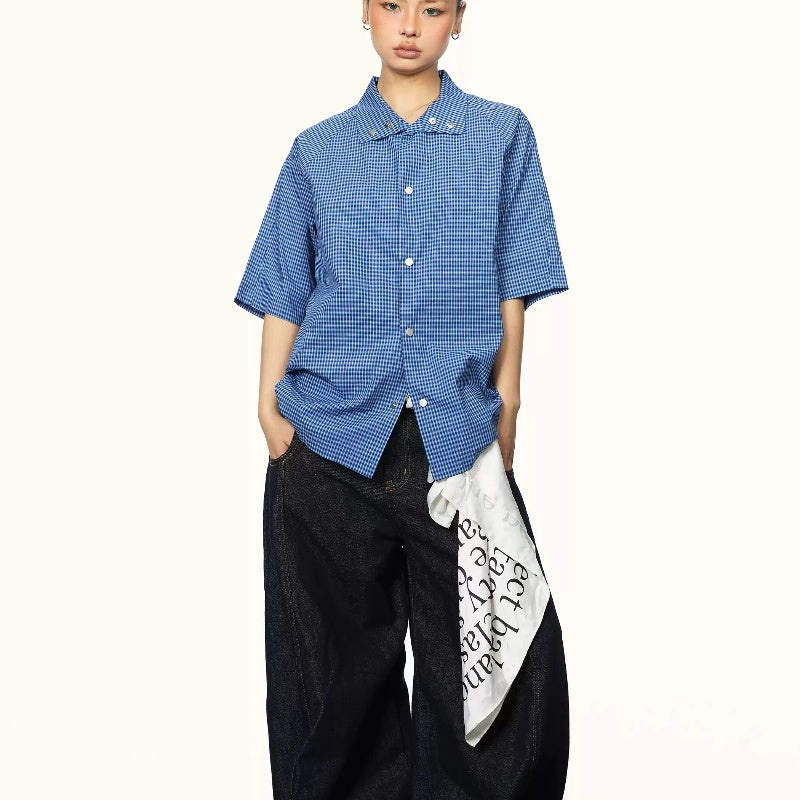 Summer American Retro High-grade Top Loose Casual Shirt