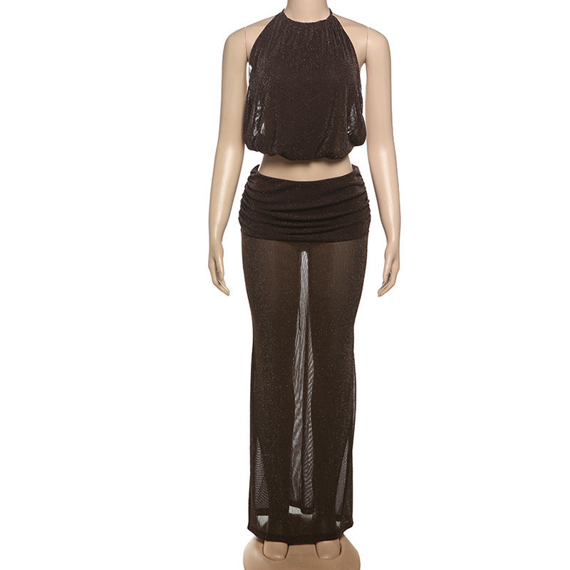 Tailleur-pantalon fourreau ajusté avec gilet