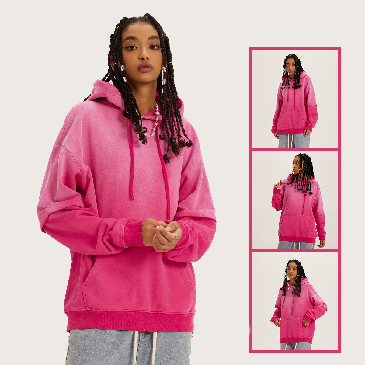 Due maglioni larghi alla moda