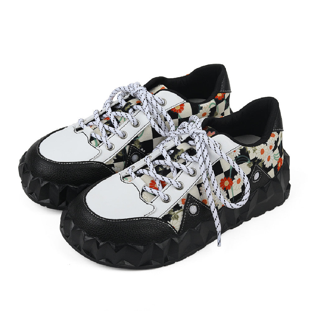 Fashionable Breathable Floral Jelly Shoes