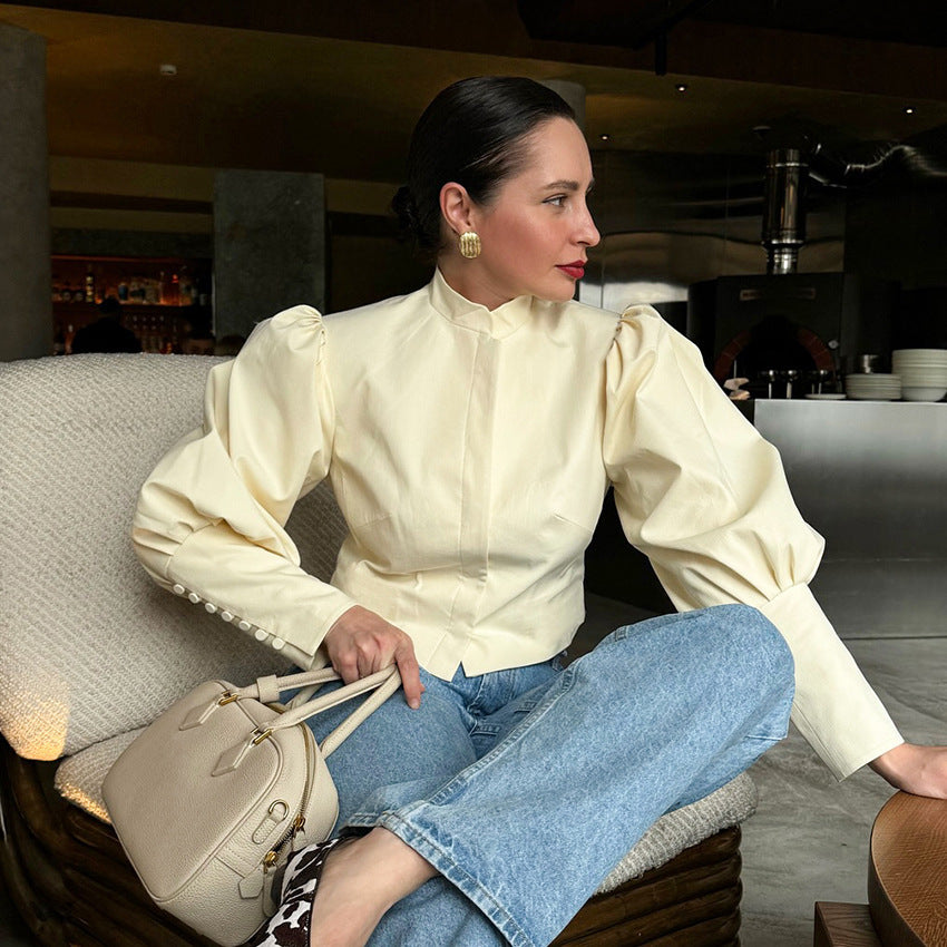 Puff Sleeve Shirt Sense Of Design