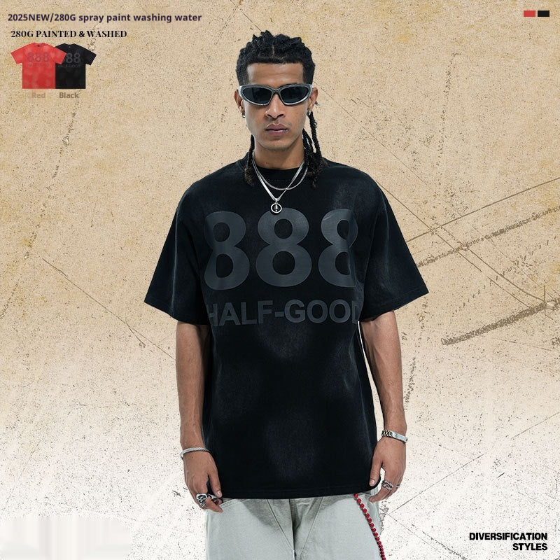 Digital Printing Short-sleeved T-shirt