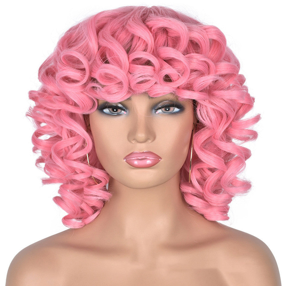 Gradient Roman Volume Full Head Cover Wig