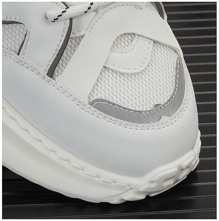 Chaussures de sport décontractées blanches de petite taille