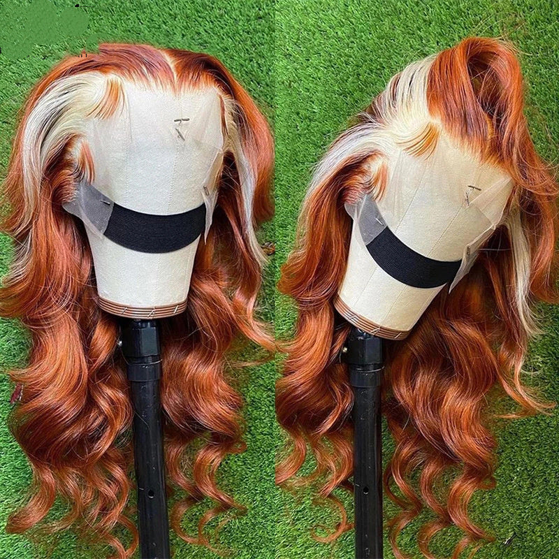 Body Wave Lace Front Wig 613 Blonde Colored