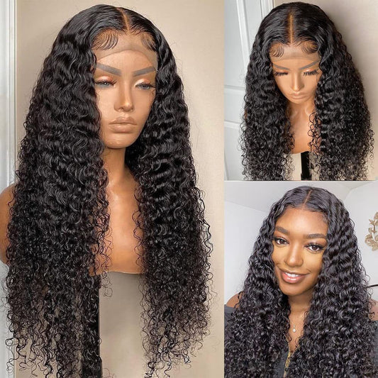 Wig Front Lace Small Roll Medium Long Curly Hair