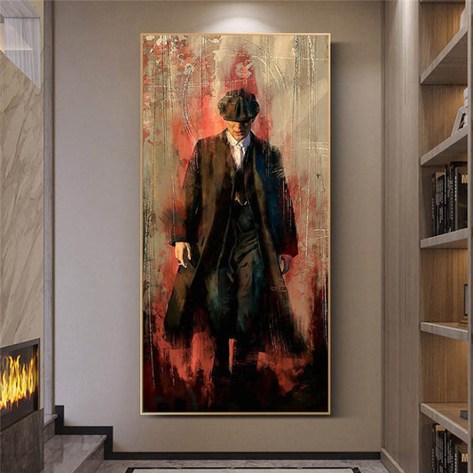 Thomas Shelby Painting Canvas Painting Core Framed Frameless Painting Nordic