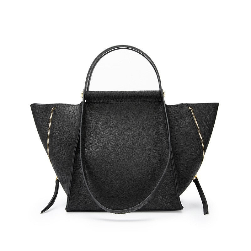 New Small Top Layer Cowhide Tote Bag