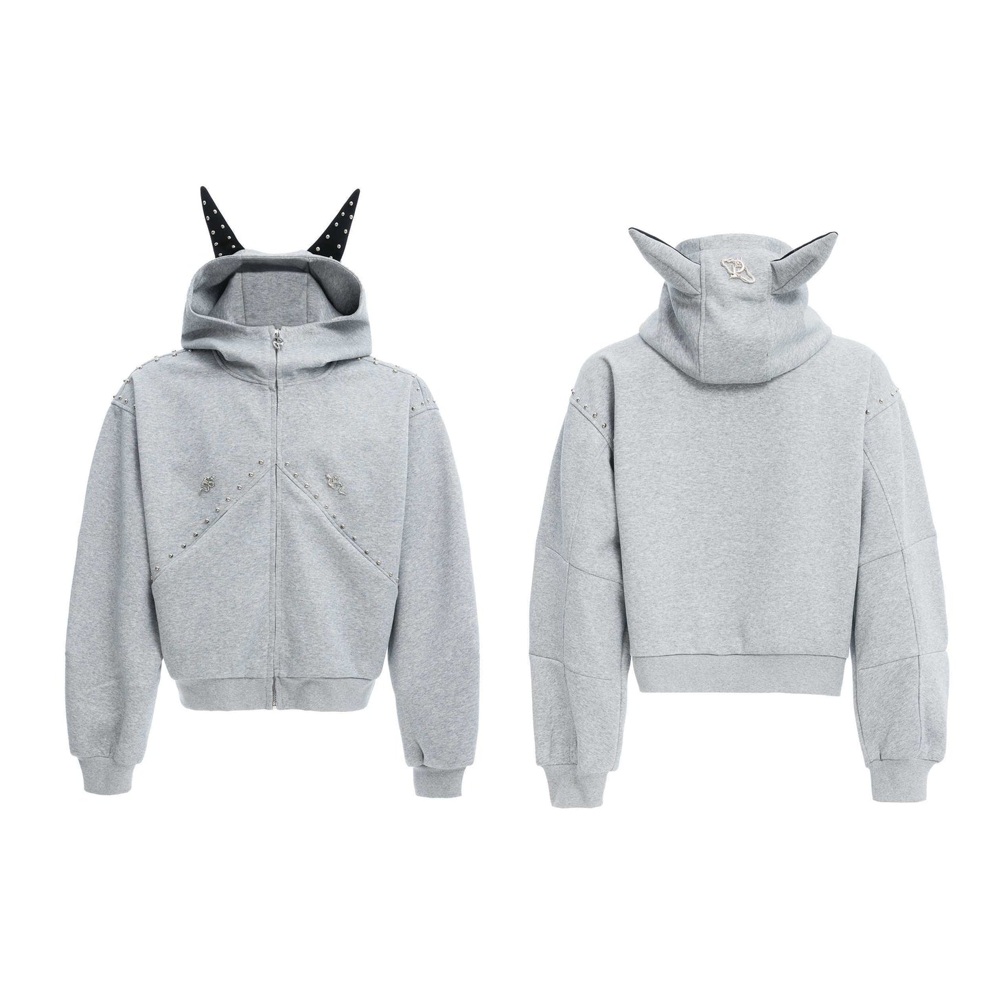 Spring Stitching Casual Hooded Sweater