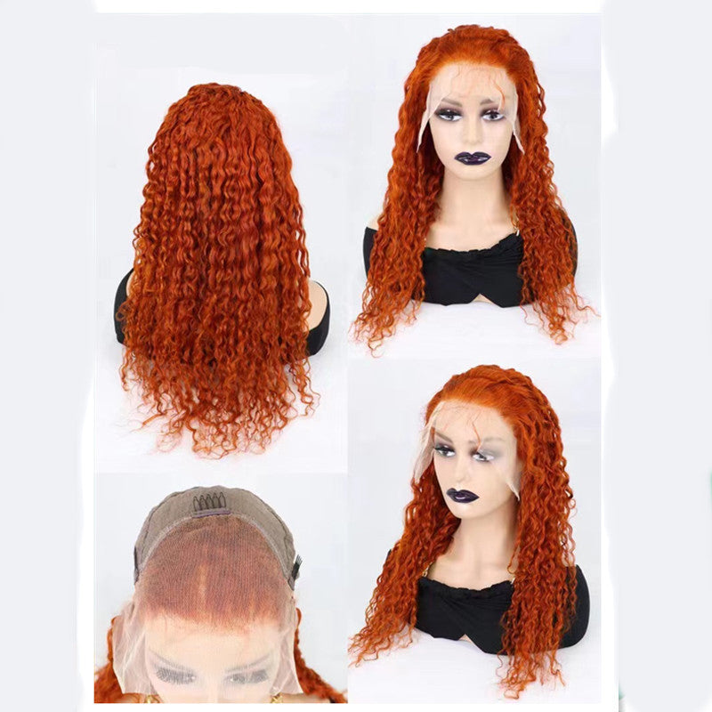 Wave Orange Wig