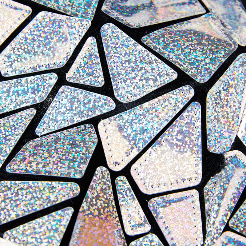 Men's Fashion Laser Imitation Mirror Sequin Suit Jacket