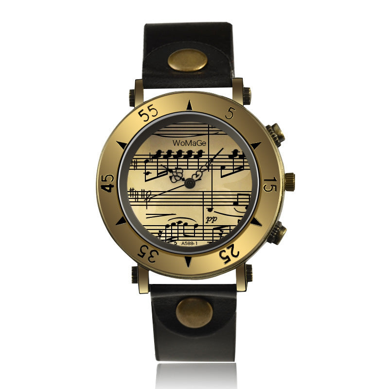 New Music Symbol Watch Fashion Novel Men's Watch