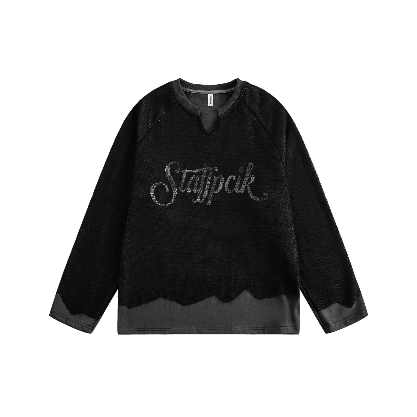 Pull brodé stéréo en peluche Niche