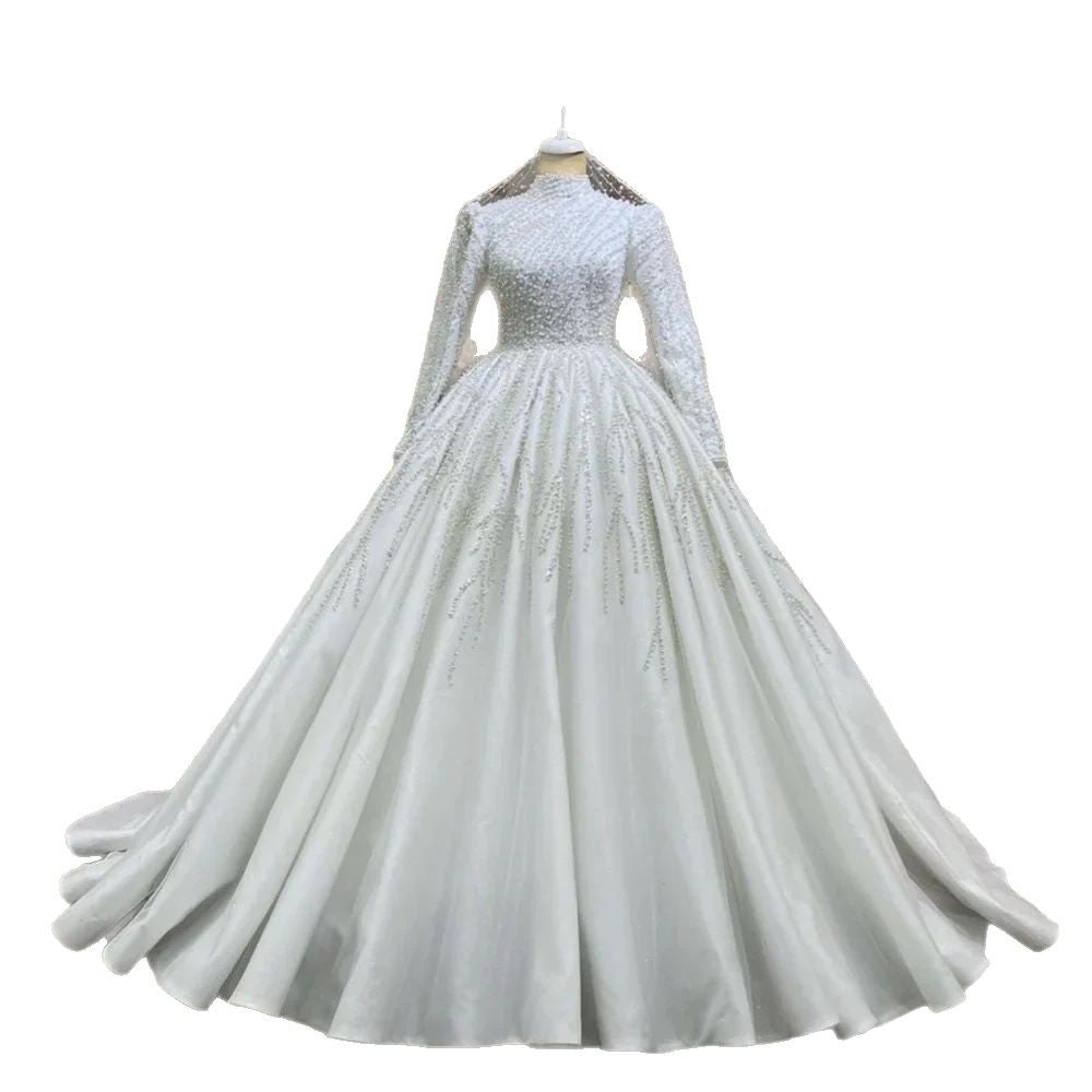 Robe de mariée traînante pour propriétaire de mariée