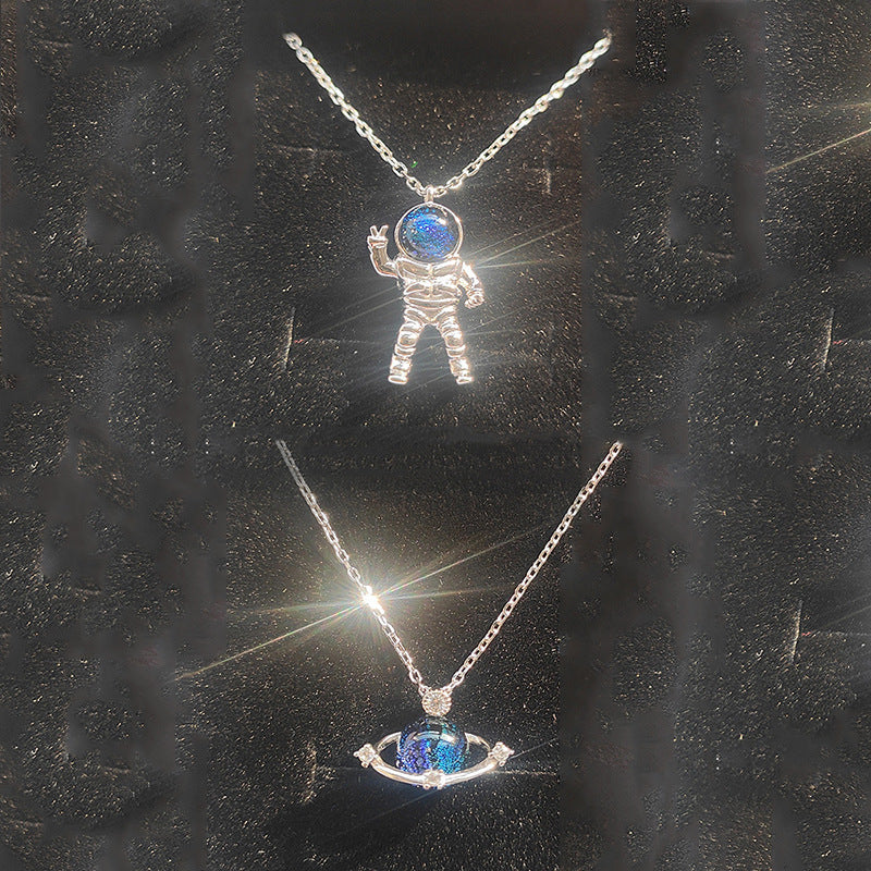 Astronaut Couple Necklace Fashion