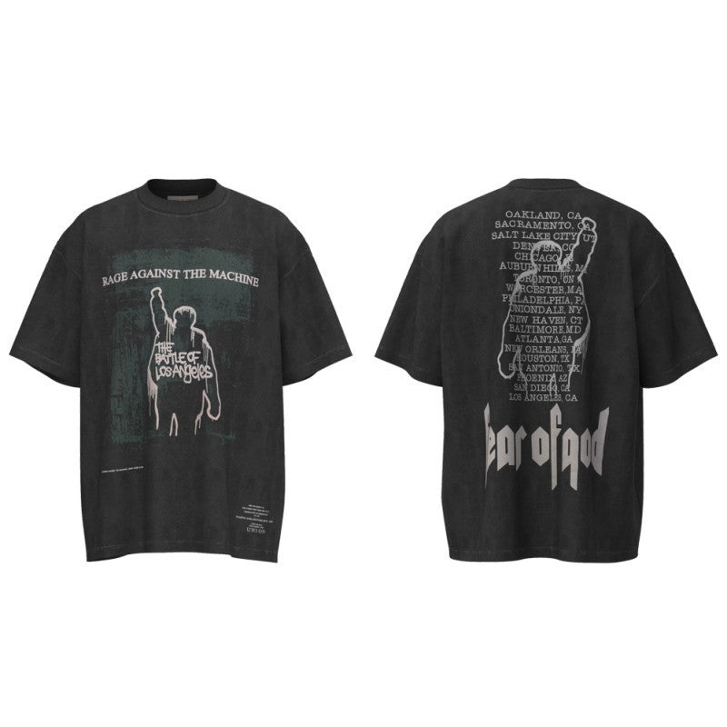 Antique Washed Old High Street Short Sleeves