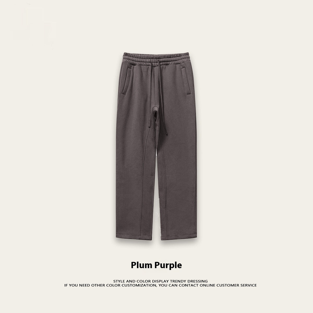 Autumn Fleece Solid Color Hooded Sweater Casual Loose Cardigan Sports Pants