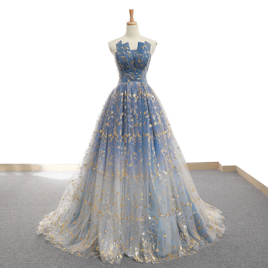 Tail Tie Light Blue Pattern Dinner