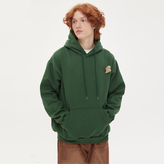 Sweater Hooded Fleece-lined Autumn New Chic Design Sense