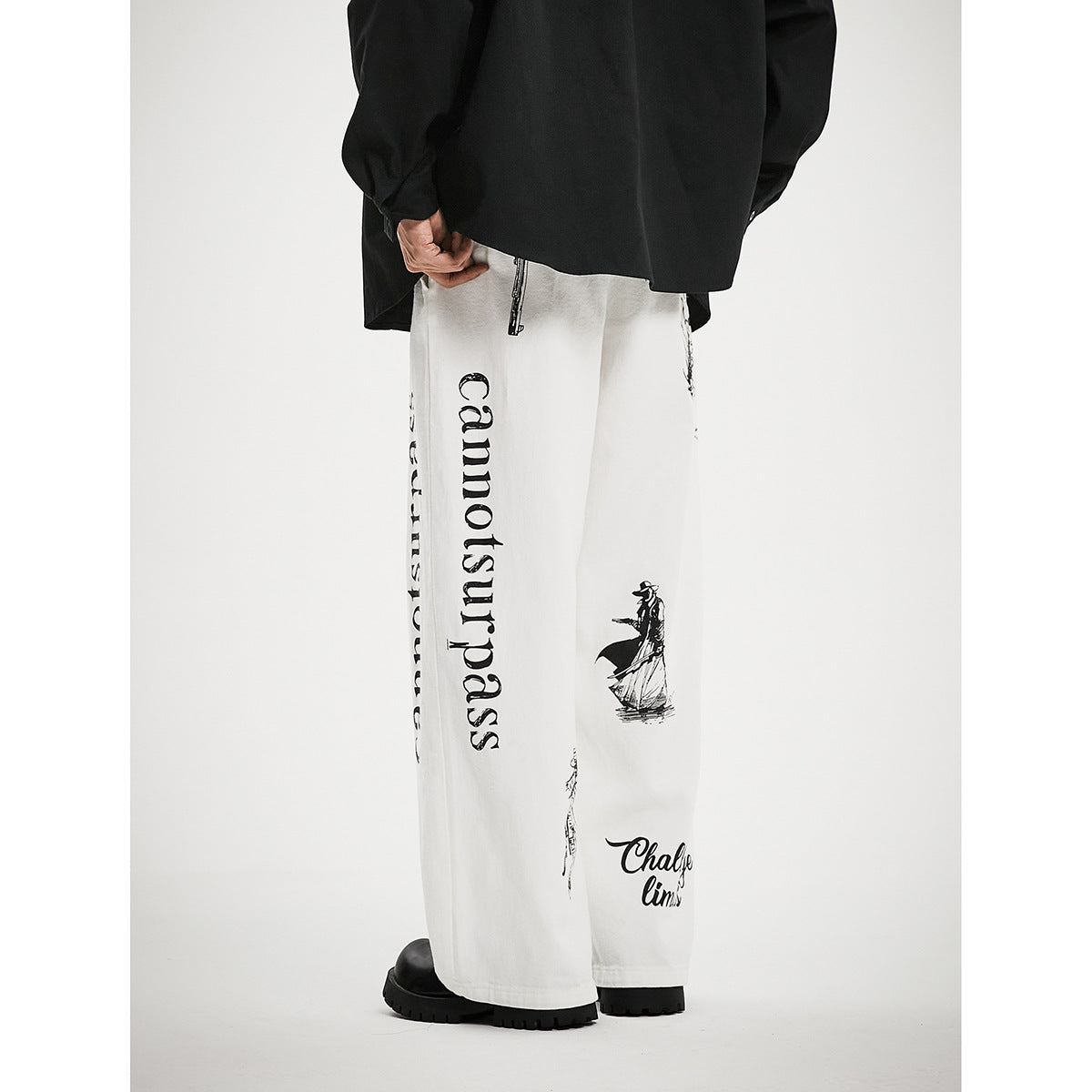Fashion Retro Loose Men's Casual Overalls