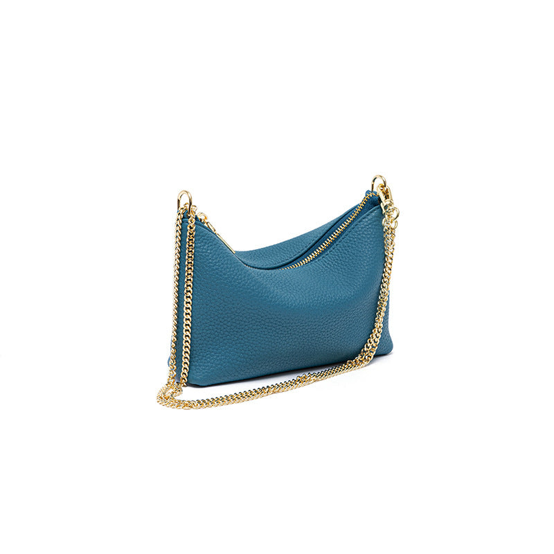 New First Layer Lychee Pattern Bag For Women