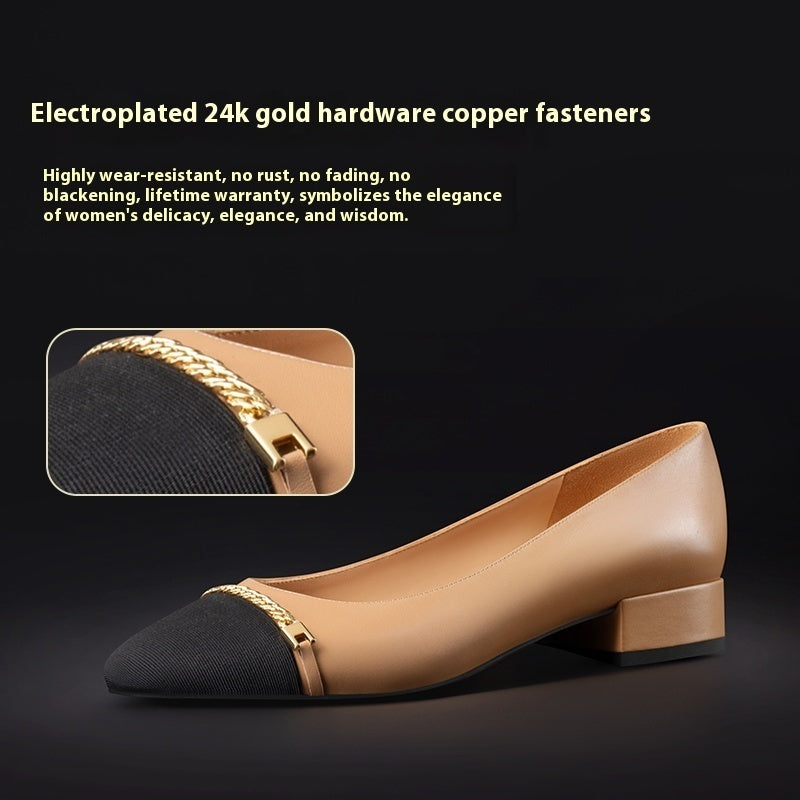 Scarpe in pelle con suola morbida