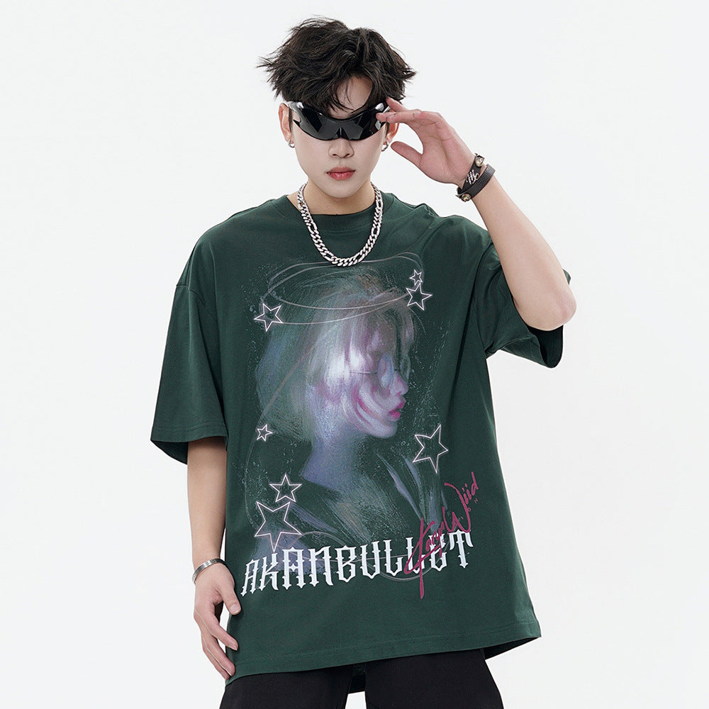 Personalized Printed Short Sleeve Men And Women