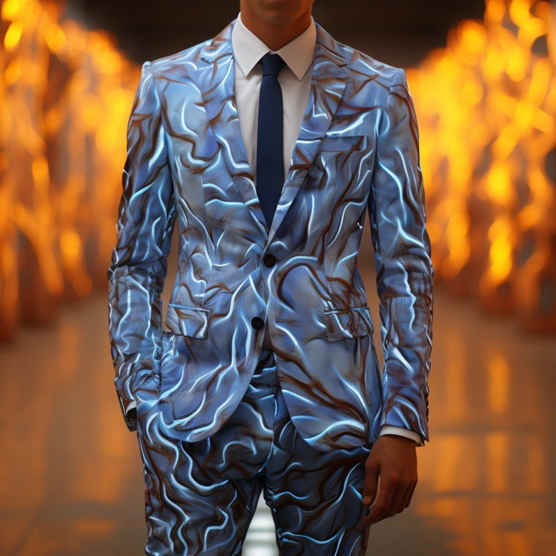 Men's Digital Printing Suit Cos Party