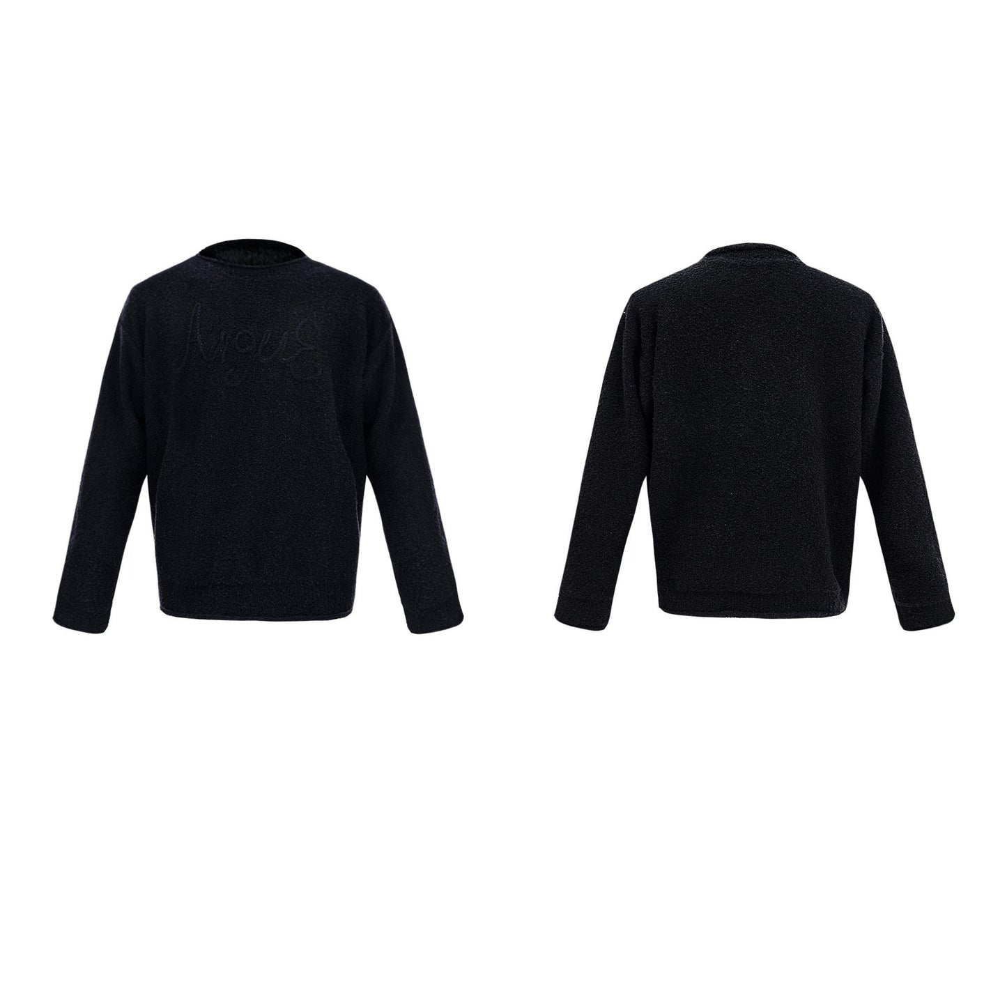 Pull brodé stéréo en peluche Niche