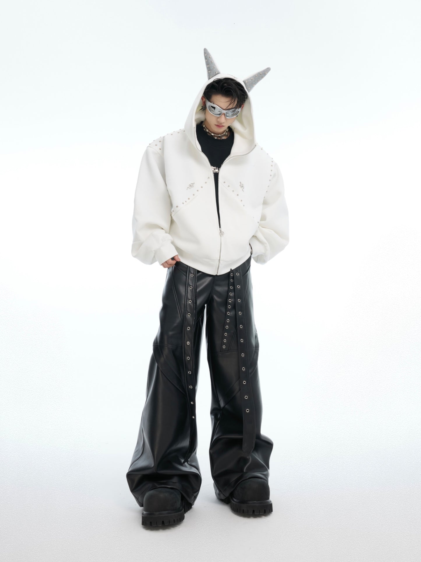 Spring Stitching Casual Hooded Sweater