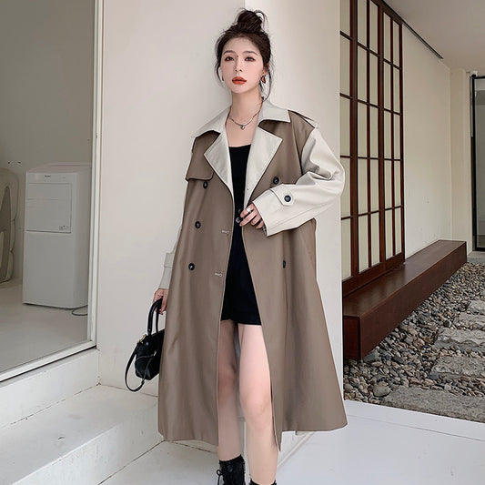 Mid Length Waistband For A Slimming Heben Style Coat Trend