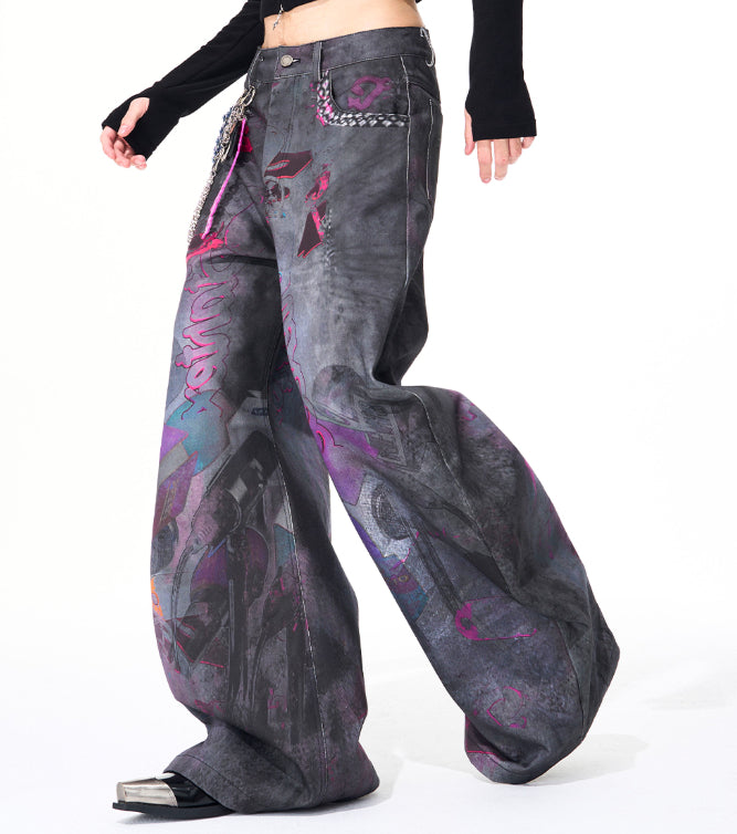 Microphone design, jean imprimé en 3D, style machette